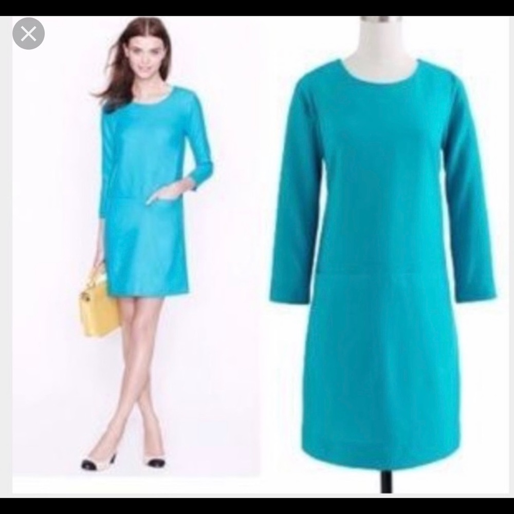 Jcrew Dress 👗Teal color